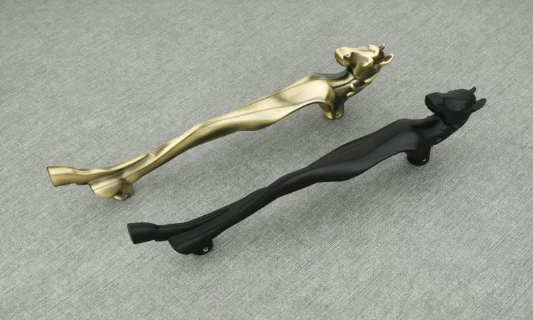 Horse door handles