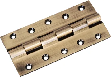 Brass railway hinge